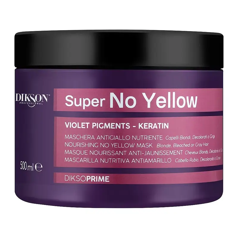 Dikson Prime Mascarilla Matizadora Super No-Yellow Cabellos Rubios 500ml