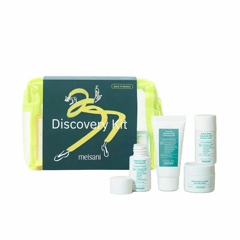 Discovery Kit Meisani 4 productos miniatura - Rutina facial completa 90ml