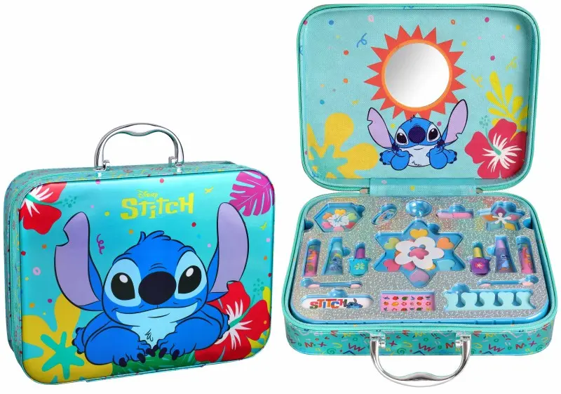 Disney Stitch Maletín Cuadrado de Maquillaje Infantil Mediano