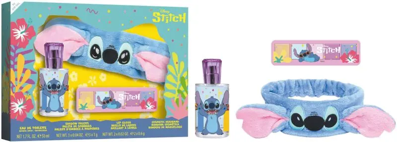 Disney Stitch Set de Belleza Eau de Toilette 50 ml + Accesorios