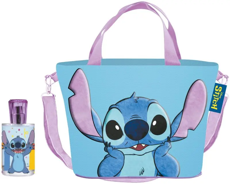 Disney Stitch Set de Regalo Perfume 100 ml y Bolso de Mano