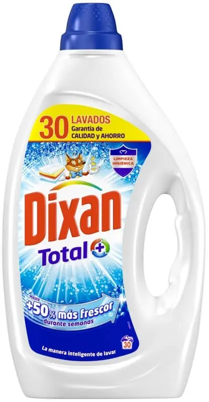 Dixan Detergente Líquido en Gel 1,350L 30D