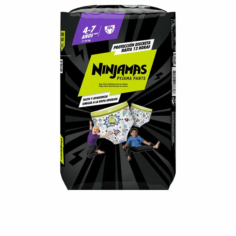 Dodot Ninjamas Cohete T-7 Calzoncillos Absorbentes Niño 17-30 kg 9 uds
