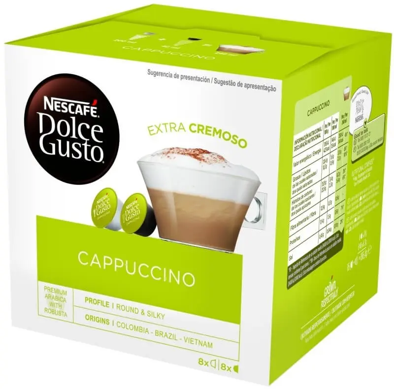 Dolce Gusto Cappuccino 16 Cápsulas