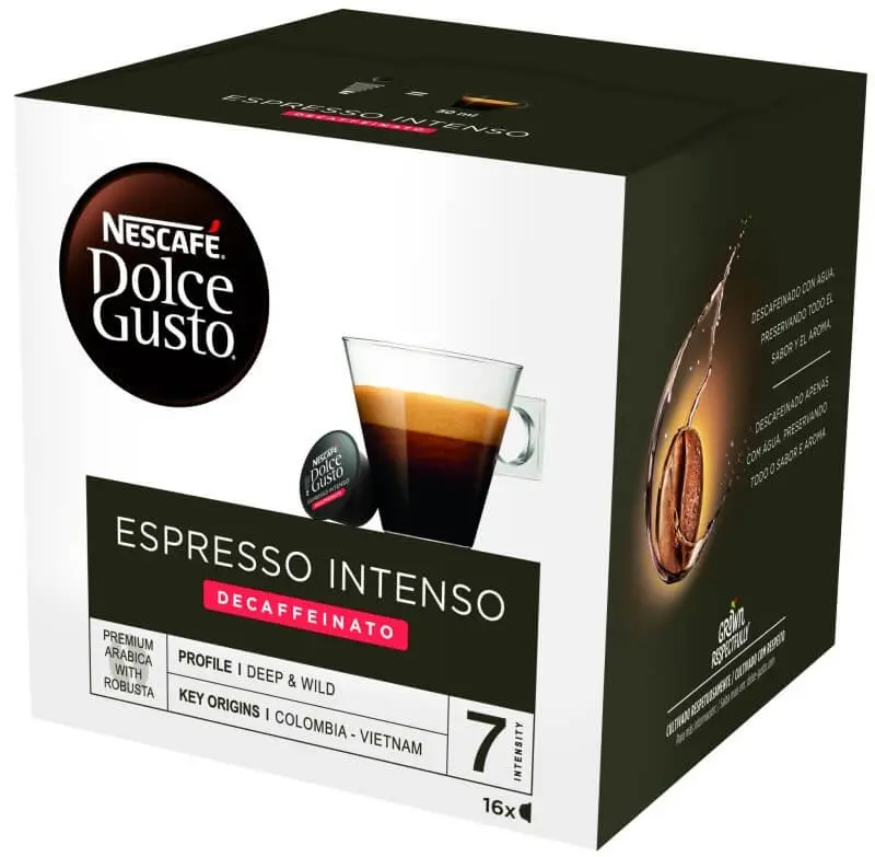 Dolce Gusto Espresso Intenso Descafeinado 16 Cápsulas