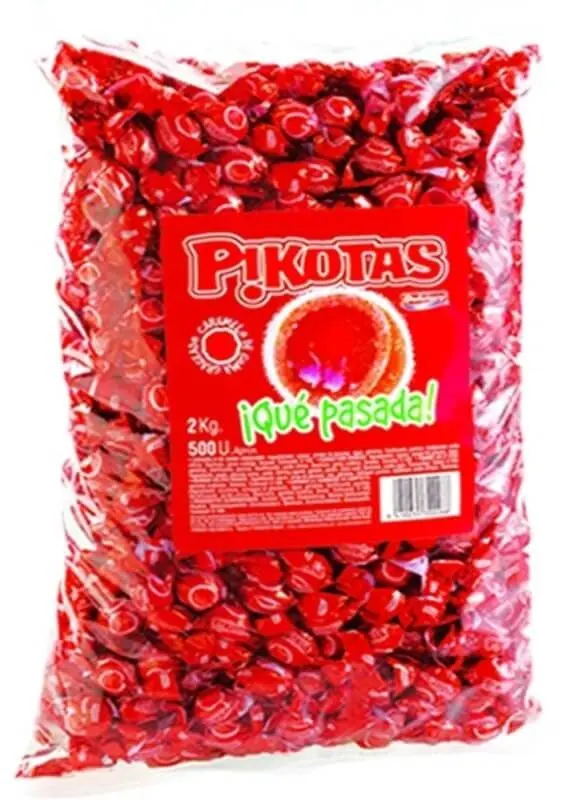 Dulciora Caramelo Goma Pikotas Cereza 2 Kg