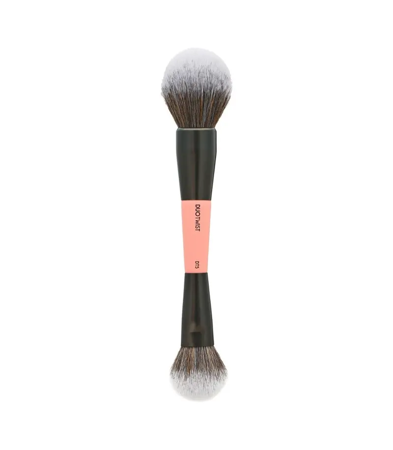 DUO TWIST DT5 - Brocha doble para maquillaje en polvo - MAIKO