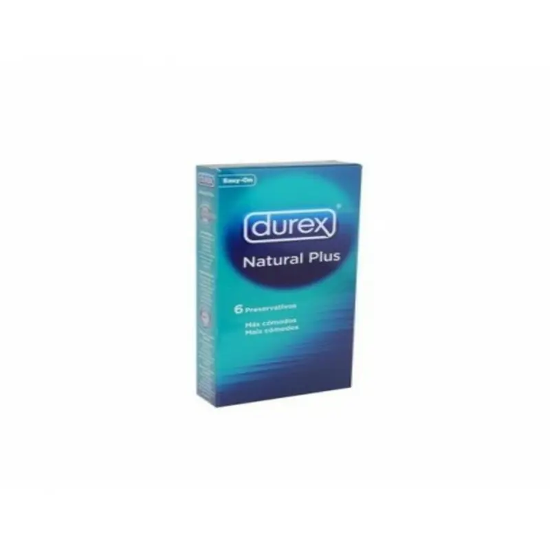 Durex natural plus 6 un.