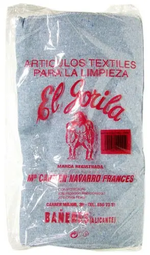 El Gorila Bayeta Punto Gris 45 X 50 12 Und