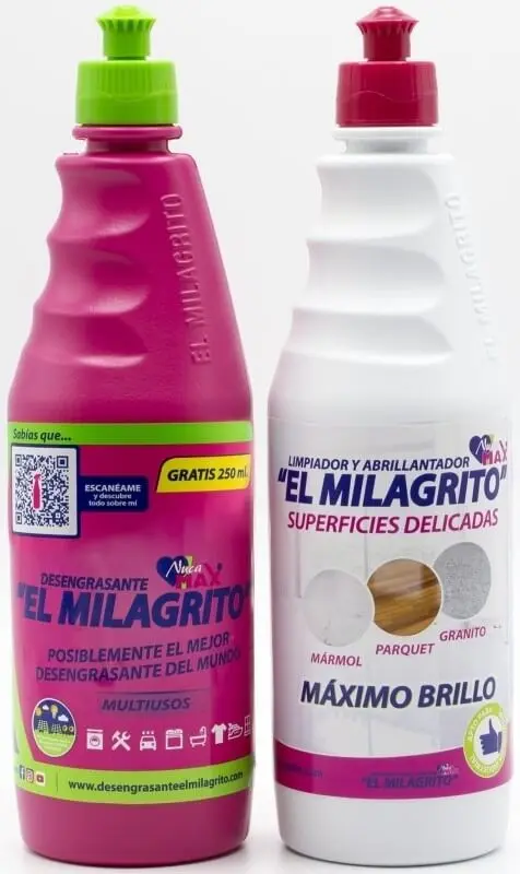 El Milagrito Desengrasante + Abrillantador 2L