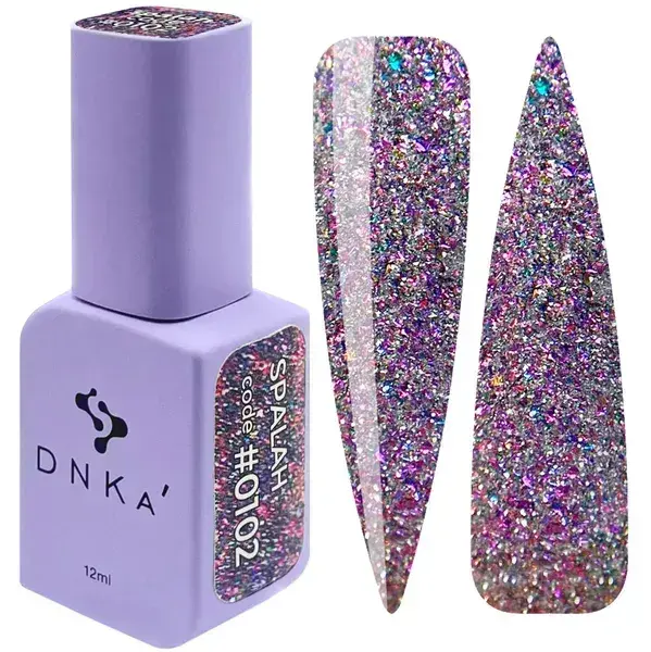 Esmalte de uñas en gel DNKa' Color #0102 Spalah, 12 ml