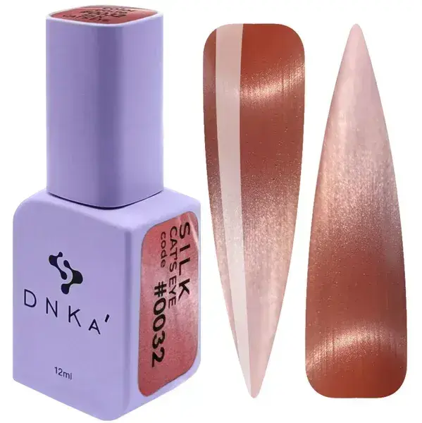 Esmalte de uñas en gel DNKa' Color Cat's Eye #0032 Silk, 12 ml
