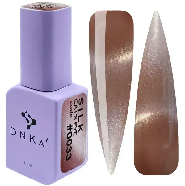 Esmalte de uñas en gel DNKa' Color Cat's Eye #0033 Silk, 12 ml