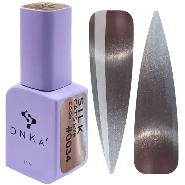 Esmalte de uñas en gel DNKa' Color Cat's Eye #0034 Silk, 12 ml