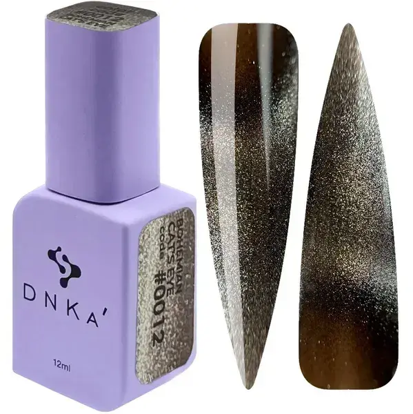 Esmalte de uñas en gel DNKa' Color, tono ojo de gato #0012 Bohemian, 12 ml