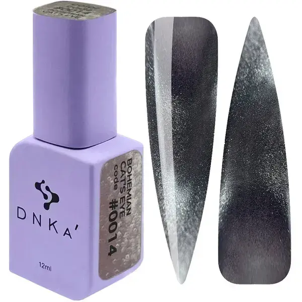Esmalte de uñas en gel DNKa' Color, tono ojo de gato #0014 Bohemian, 12 ml