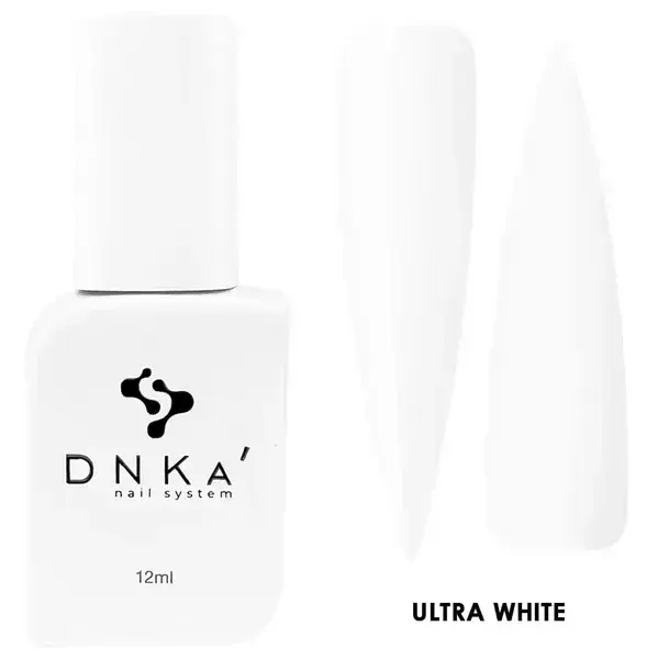 Esmalte de uñas en gel DNKa' Color ULTRA WHITE, 12 ml