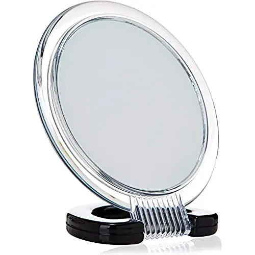 Espejo Doble Beter 12,5 cm - Cara Normal y Aumento con Soporte Abatible