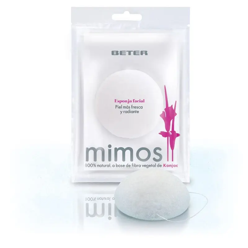 Esponja Facial de Konjac Beter - Limpieza Profunda para Pieles Sensibles