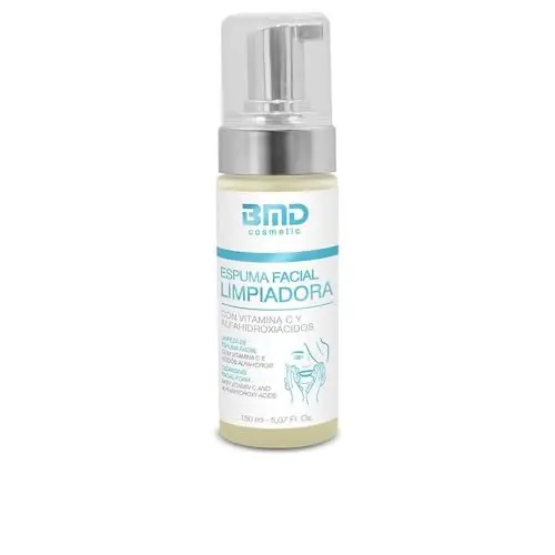 Espuma Facial Limpiadora BMD Cosmetic 150ml - Vitamina C e Ácido Hialurónico
