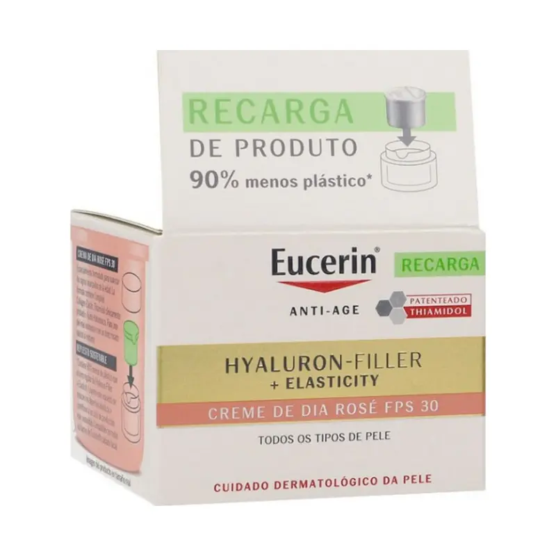 EUCERIN HYALURON FILLER + ELASTICITY ROSE DIA FPS 30+ 50 ML REFILL