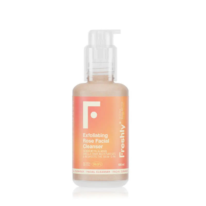 Exfoliating Rose Facial Cleanser Freshly Cosmetics