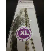 Extensión pluma. 3 Uds. Talla XL. Canela