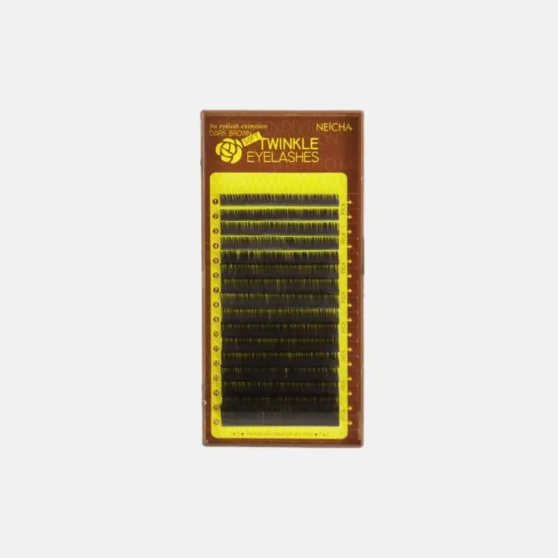 Extensiones de Pestañas Castaño Oscuro Soft Twinkle Mix
