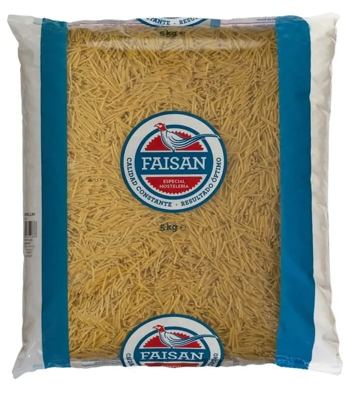 Faisan Pasta Fideo Grueso 5 Kg