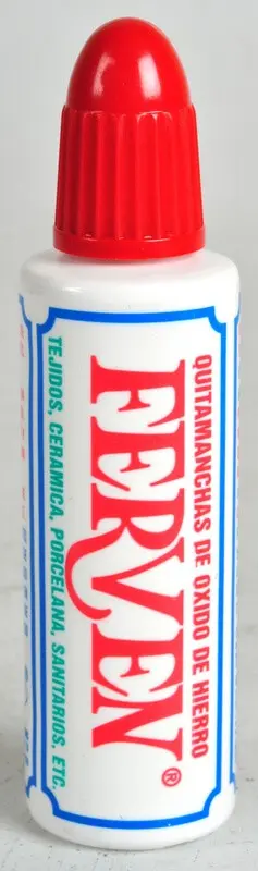 Ferven Quitamanchas de Óxido 40 ml – Solución Eficaz para Tejidos y Superficies