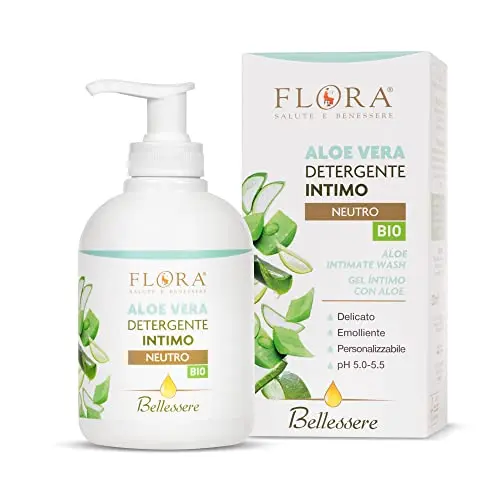 Flora Cosm Gel Íntimo Neutro con Aloe Vera 250 ml