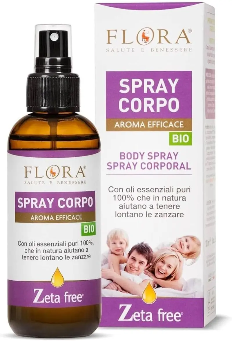 Flora Spray Corporal Bio Antimosquitos 100 ml - Repelente Natural Vegano