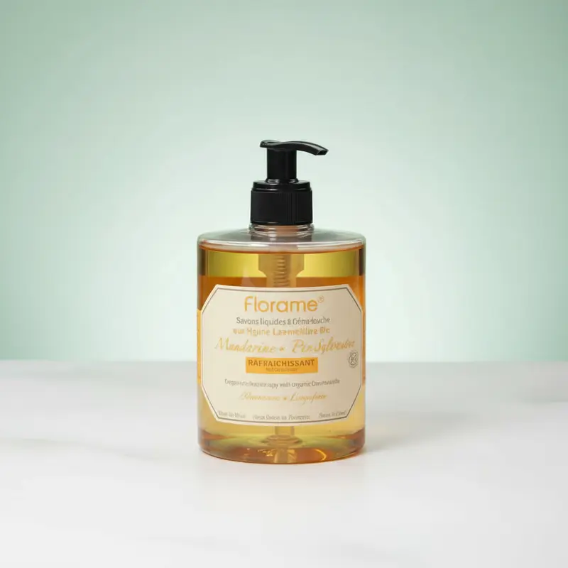 Florame Jabón de Manos Líquido Refrescante de Mandarina y Pomelo 500ml