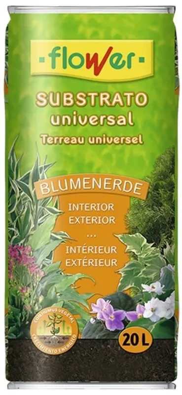 Flower Substrato Universal Blumenerde Int y Ext 20L