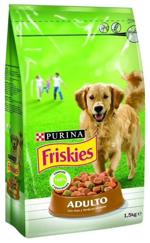 Friskies Alimento Seco Para Perro Con Ave 1,5 Kilos