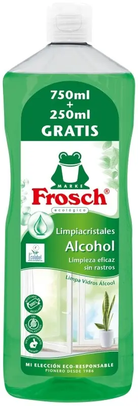 Frosch Limpiacristales Alcohol 750 + 250Ml