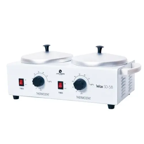 Fusor doble cuerpo profesional Wax SD-58 de cera 500g por cuerpo