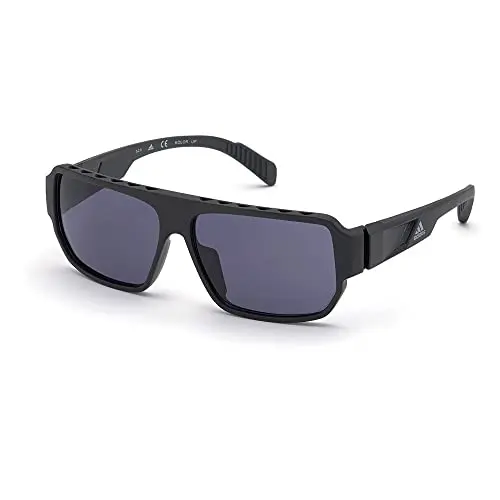 Gafas de Sol Adidas Sport SP0038 02A Matte Black - Marco Rectangular para Hombre