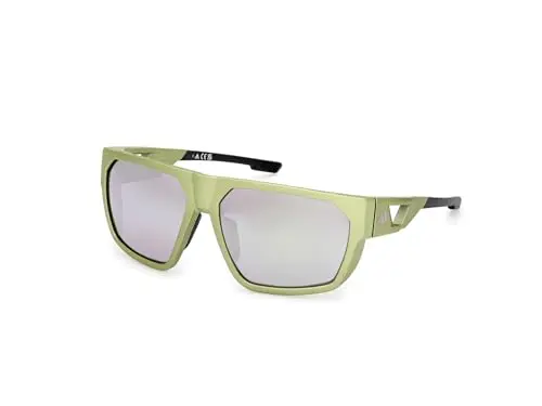 Gafas de Sol Adidas Sport SP0097 94Q Verde Mate - Diseño Deportivo Ovalado