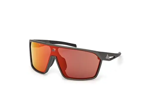Gafas de Sol Adidas Sport SP0108 Verde Mate - Diseño Deportivo Pantalla