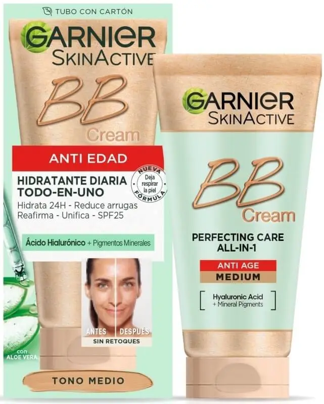 Garnier Crema BB Anti-Edad - Toque De Color Medio 30 ml