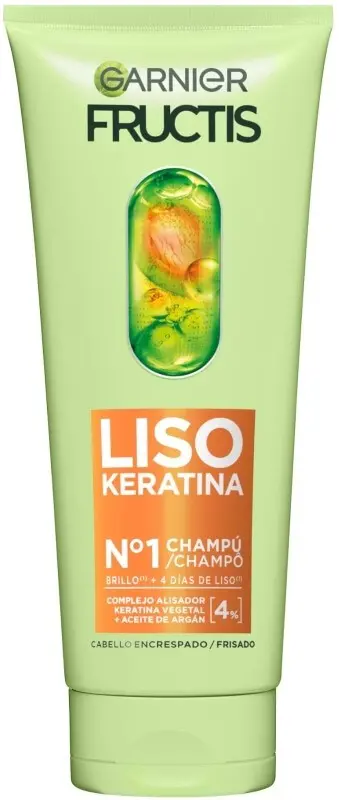 Garnier Fructis Liso Keratina Champú 200 Ml