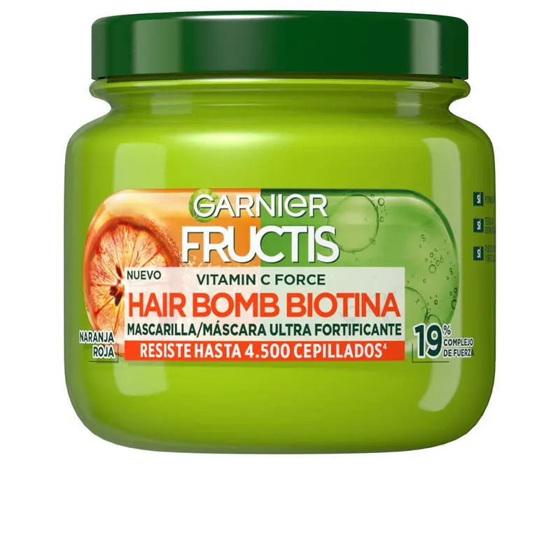 Garnier Fructis Vitamin Force Hair Bomb Mascarilla Biotina 320ml