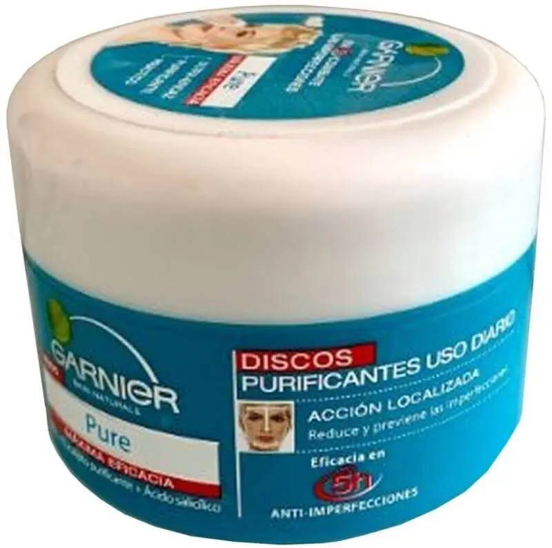 Garnier Pure Discos Purificantes Uso Diario Anti-Imperfecciones 65U