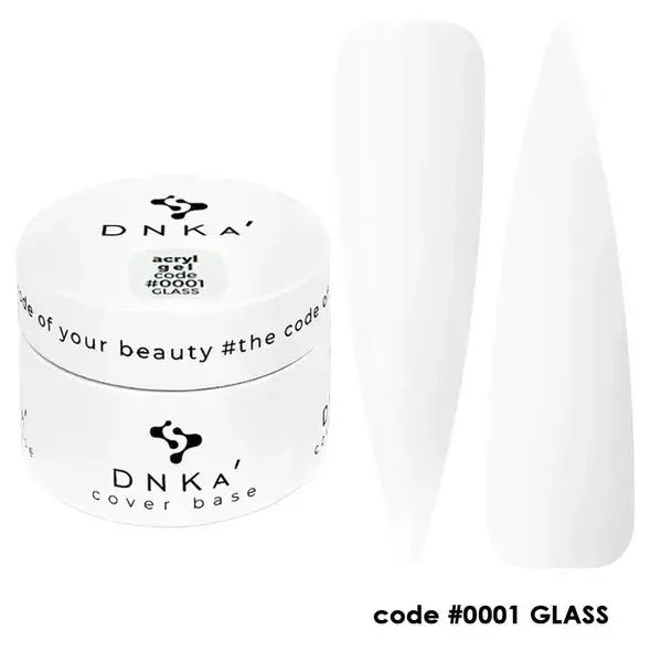 Gel acrílico DNKa' #0001, vidrio, 30 ml