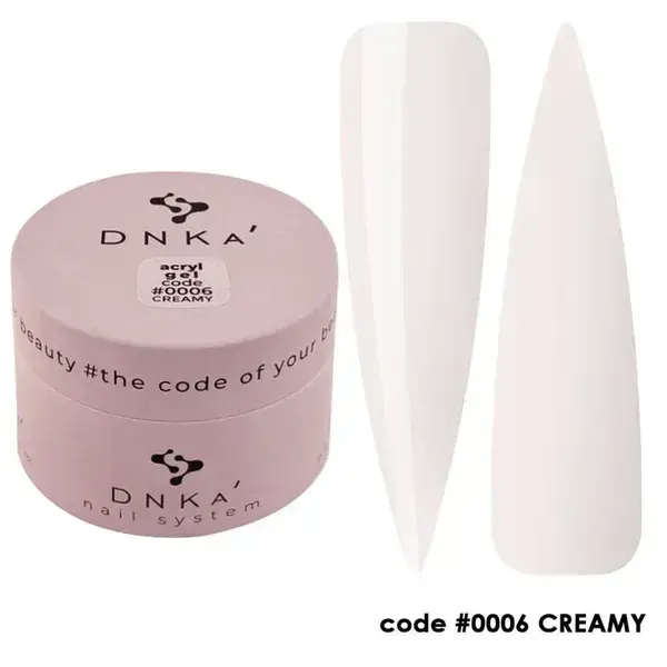 Gel acrílico DNKa' #0006 Cremoso, 30 ml