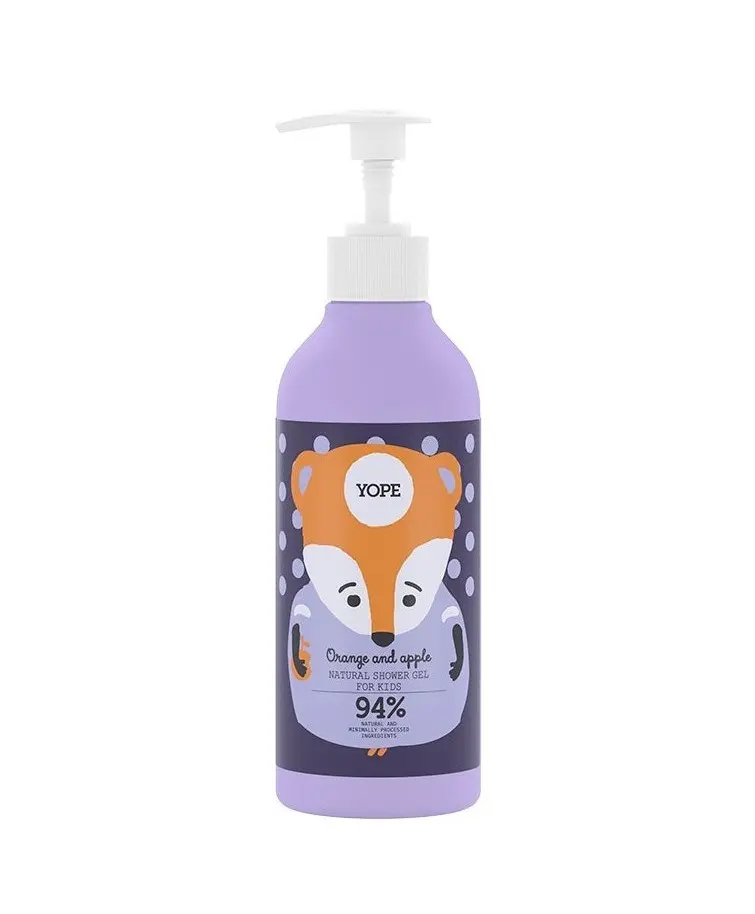 Gel de ducha para niños - Naranja y Manzana - YOPE
