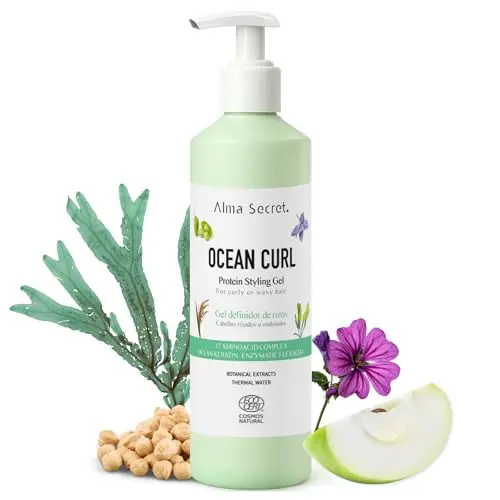 Gel Definición Ocean Curl Alma Secret - Activador de Rizos Natural 250ml