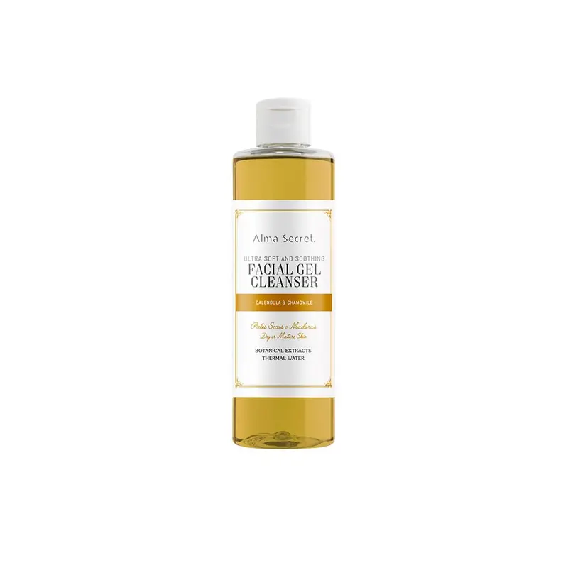 Gel Limpiador Facial Suave Caléndula & Manzanilla 200 ml - Alma Secret