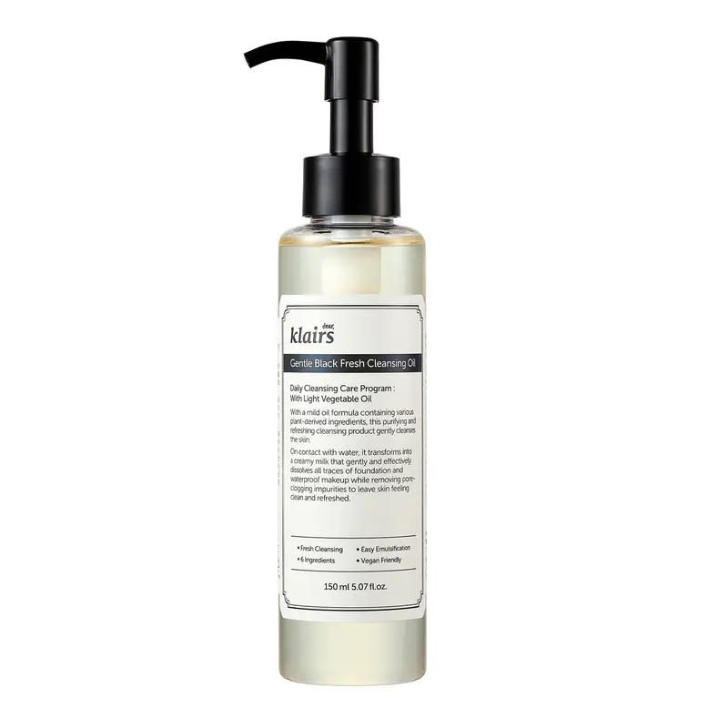 GENTLE BLACK FRESH CLEANSING OIL